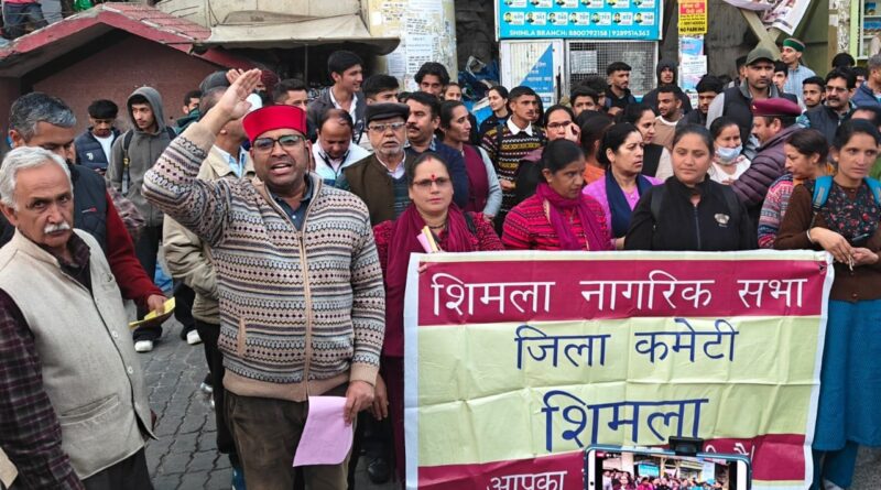Shimla Residents Say Enough is Enough: Demand Action on Stray Animals, Basic Amenities HIMACHAL HEADLINES