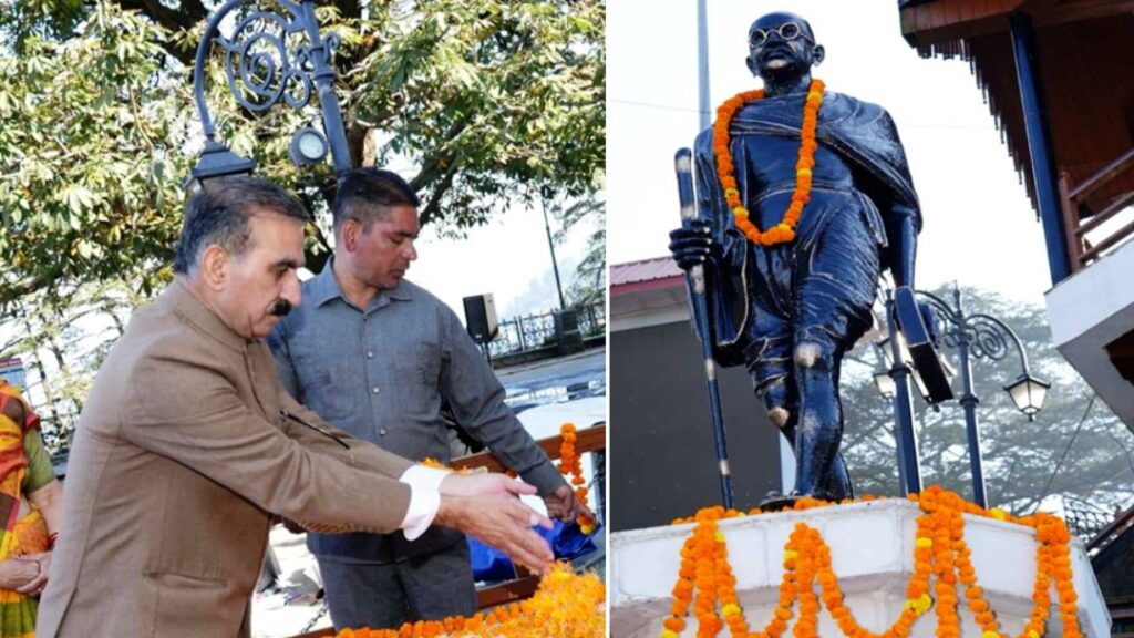 Governor and Chief Minister pay tributes on Gandhi Jayanti and Lal Bahadur Shastri Jayanti Governor and Chief Minister pay tributes on Gandhi Jayanti and Lal Bahadur Shastri Jayanti HIMACHAL HEADLINES