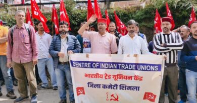 Himachal 108 and 102 Ambulance Employees Union, affiliated with CITU, went on a state-wide strike HIMACHAL HEADLINES