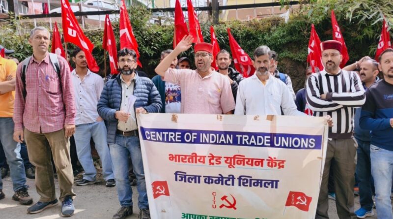 Himachal 108 and 102 Ambulance Employees Union, affiliated with CITU, went on a state-wide strike HIMACHAL HEADLINES