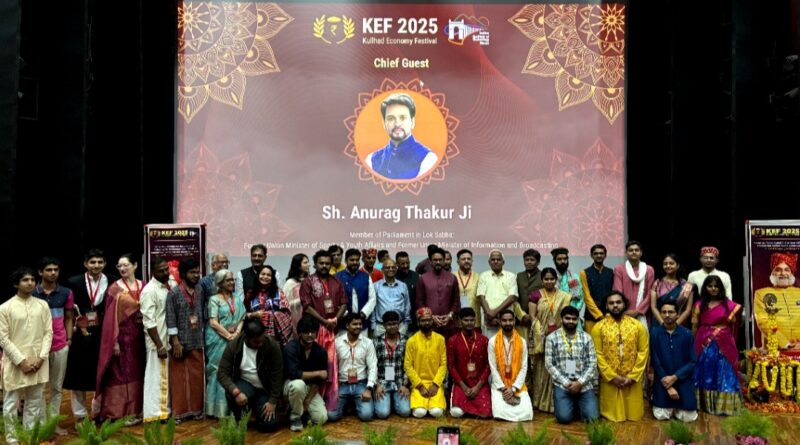 Kullhad Economy Fest Inaugurated By MP Anurag Thakur at IIT Mandi: A Celebration of Sustainability and Innovation Kullhad Economy Fest Inaugurated By MP Anurag Thakur at IIT Mandi: A Celebration of Sustainability and Innovation HIMACHAL HEADLINES