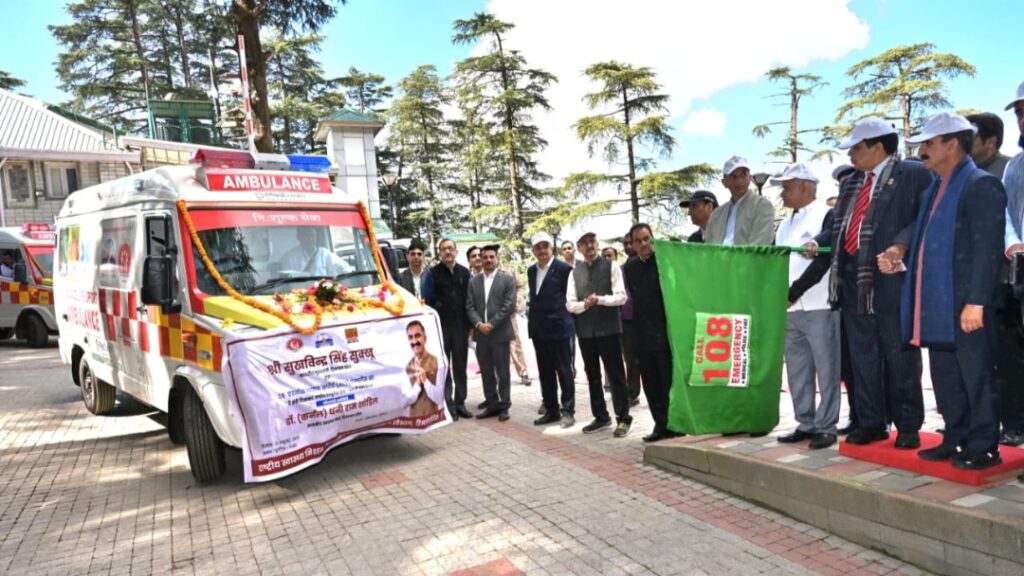 CM flags off advanced life support ambulances, Launches Tobacco Free Youth Campaign HIMACHAL HEADLINES