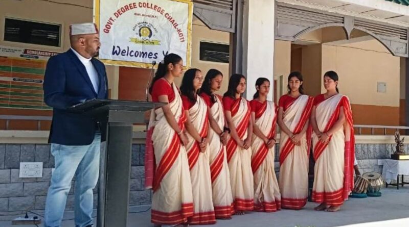 CSA officials of Chail Koti College were sworn in CSA officials of Chail Koti College were sworn in HIMACHAL HEADLINES