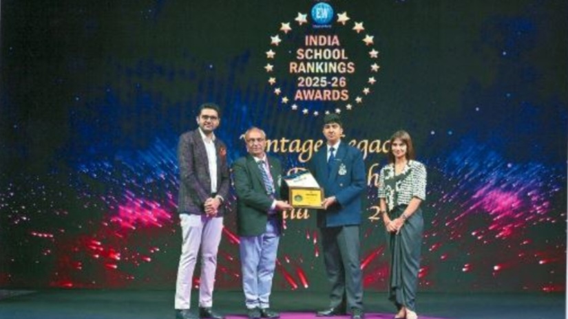 St. Edward’s, conferred with School of the Year in Vintage Legacy Boys’ Day School category by India School Rankings (EWISR) St. Edward’s, conferred with School of the Year in Vintage Legacy Boys’ Day School category by India School Rankings (EWISR) HIMACHAL HEADLINES