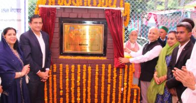 SJVN Shri Ajay Kumar Sharma laid the foundation stone of Prachin Kothi under CSR HIMACHAL HEADLINES