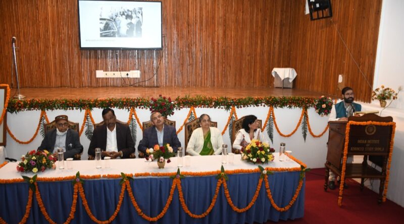 60th Foundation Day Celebrated at the Indian Institute of Advanced Study 60th Foundation Day Celebrated at the Indian Institute of Advanced Study HIMACHAL HEADLINES