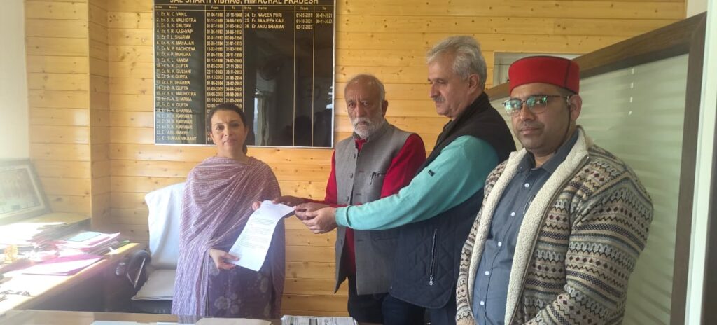 CPI (M), submitted a memorandum to Jal Shakti Dept against mental harassment of the family of Taj Mohammad CPI (M), submitted a memorandum to Jal Shakti Dept against mental harassment of the family of Taj Mohammad HIMACHAL HEADLINES