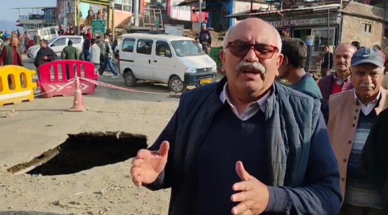 Who Will Answer for Himachal's Crumbling Highways? A Child's Close Call Demands Action : Himachal Kisan Sabha HIMACHAL HEADLINES