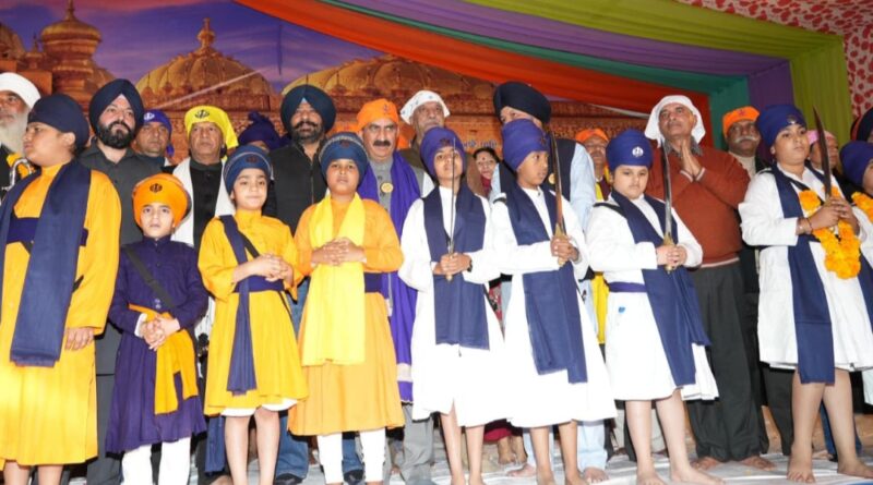 Sukhu pays glowing tribute at State-level event marking 350th Martyrdom anniversary of Guru Tegh Bahadur HIMACHAL HEADLINES