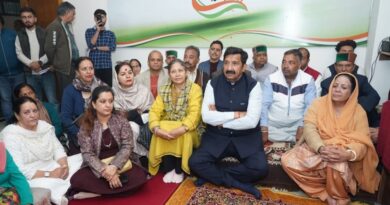 At State Congress headquarters workers remembered late Indira Gandhi & Sardar Patel HIMACHAL HEADLINES