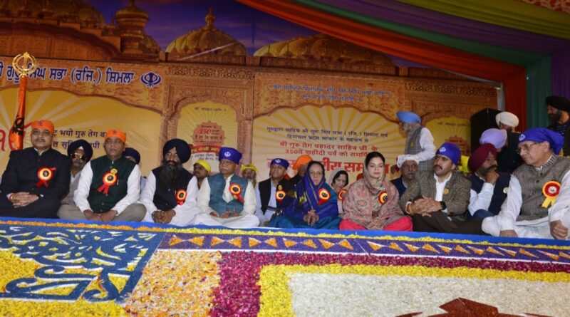 Governor Shukla Pays Homage on 350th Martyrdom Anniversary of Guru Tegh Bahadur HIMACHAL HEADLINES