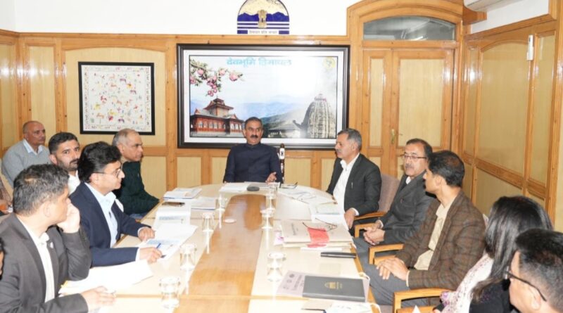 Sukhu reviews HIMUDA projects, directs development of new townships near Chandigarh Sukhu reviews HIMUDA projects, directs development of new townships near Chandigarh HIMACHAL HEADLINES