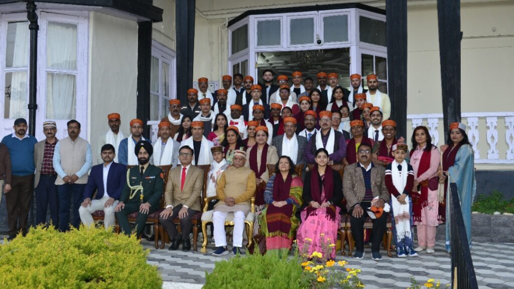 Milan Programme organised at Raj Bhavan to celebrate Foundation Day of 17 States and UTs HIMACHAL HEADLINES