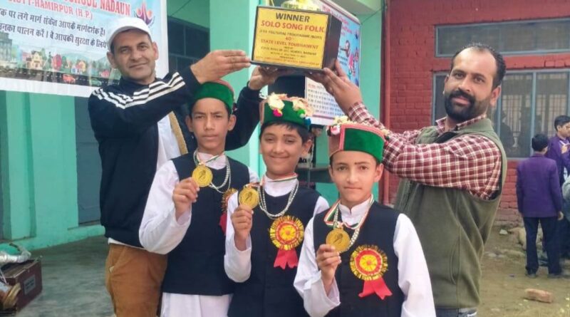 Kotshai School stood first in solo singing at the state level Kotshai School stood first in solo singing at the state level HIMACHAL HEADLINES