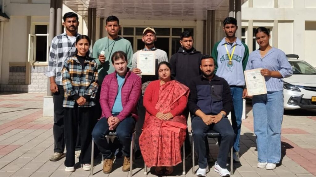 Chail Koti College won three medals in Taekwondo Championship Chail Koti College won three medals in Taekwondo Championship HIMACHAL HEADLINES