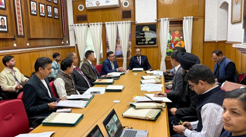 State Level Coordination Committee Meeting held HIMACHAL HEADLINES