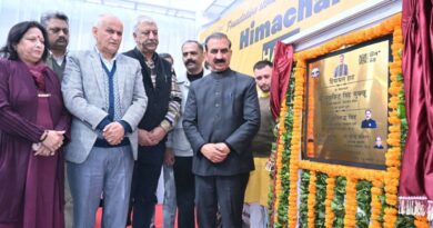 Sukhu lays foundation stone of ‘Himachal Haat’ near Lift in Shimla Sukhu lays foundation stone of ‘Himachal Haat’ near Lift in Shimla