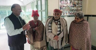 State Food Commission Dr. S.P.Katyal inspects Old Age Home at Basantpur HIMACHAL HEADLINES