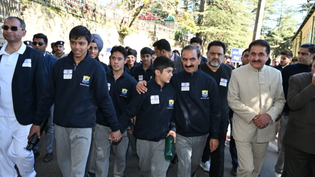 Sukhu leads mega Walkathon to eliminate ‘Chitta’, launches massive drive HIMACHAL HEADLINES