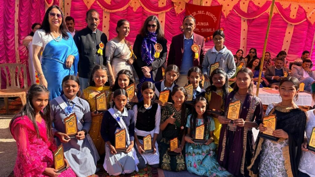 Meritorious students honored at Junga School's annual function HIMACHAL HEADLINES