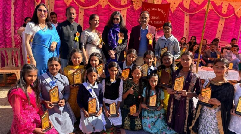 Meritorious students honored at Junga School's annual function Meritorious students honored at Junga School's annual function HIMACHAL HEADLINES
