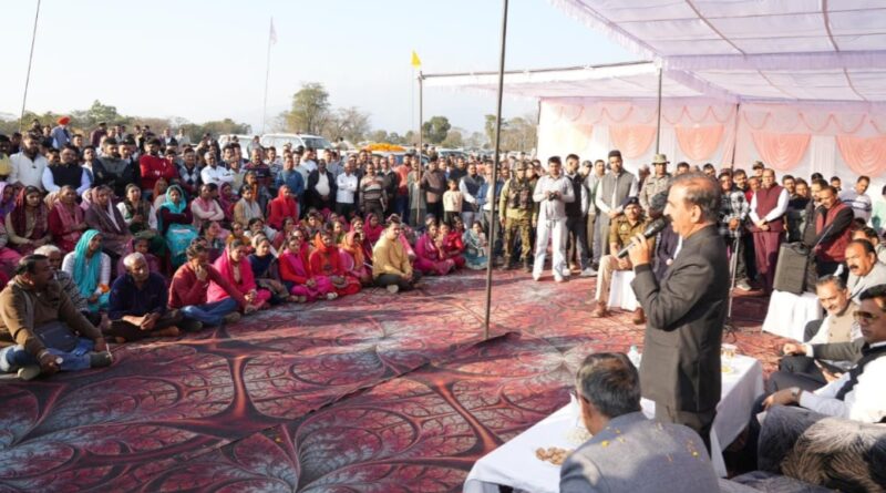 CM Sukhu lays foundation stone of Palampur Heliport HIMACHAL HEADLINES