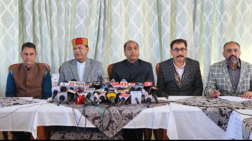 Can't digest the 3-year celebration of the Congress government: Jai Ram Can't digest the 3-year celebration of the Congress government: Jai Ram HIMACHAL HEADLINES