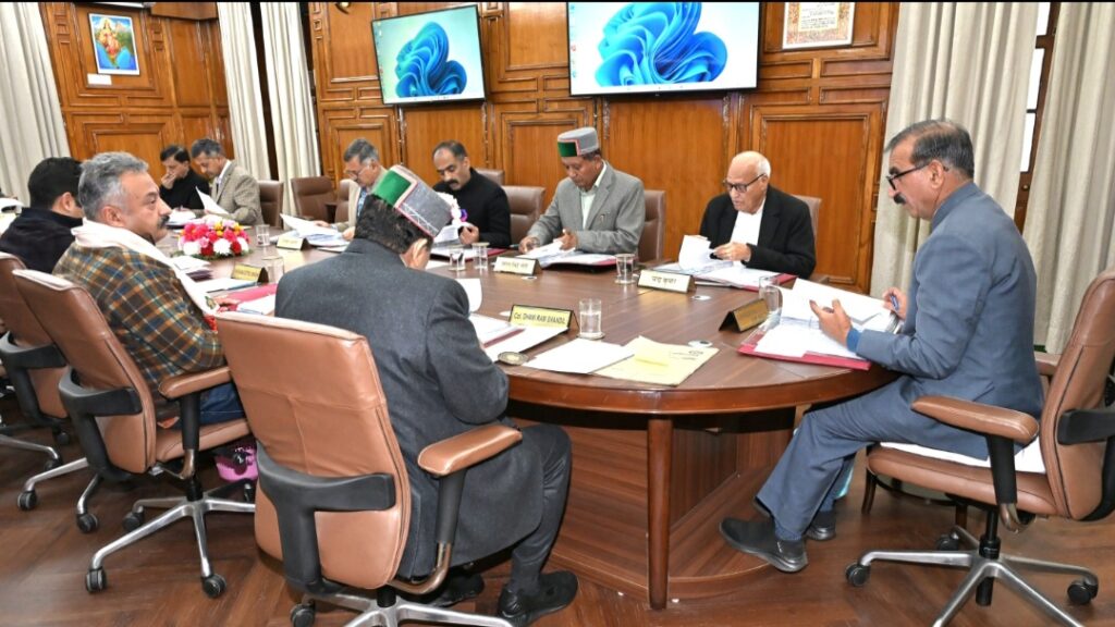 Himachal Cabinet Decisions Himachal Cabinet Decisions HIMACHAL HEADLINES