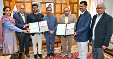 Himachal signs MoU with Singapore company Proclime to engage farming community in afforestation HIMACHAL HEADLINES