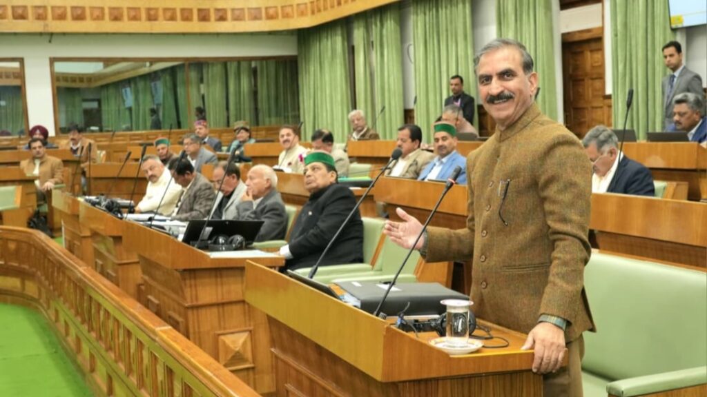 Chaos in Himachal Assembly: BJP Protest Over Funds Sparks Heated Showdown HIMACHAL HEADLINES
