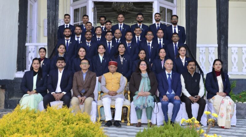 Responsibilities to be valued above the rights, Governor Shukla to trainee officers Responsibilities to be valued above the rights, Governor Shukla to trainee officers HIMACHAL HEADLINES