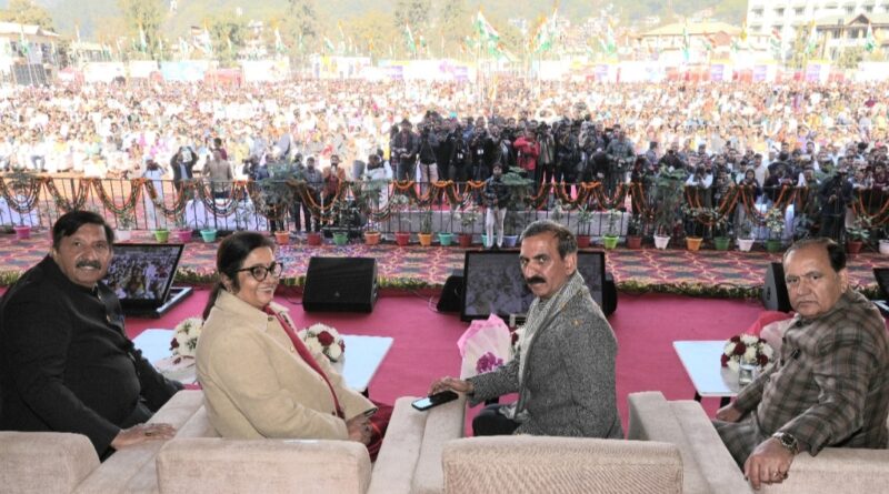 Three Years of Sukhu Govt: Congress Showcases Strength, Sends Political Signal in Mandi Three Years of Sukhu Govt: Congress Showcases Strength, Sends Political Signal in Mandi HIMACHAL HEADLINES