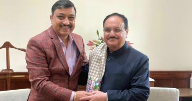 Suresh Kashyap paid a courtesy call to JP Nadda and wished him on his birthday HIMACHAL HEADLINES