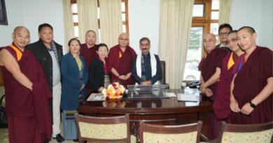 Tibetan Parliament Speaker Khenpo Sonam Tenphel meets Sukhu HIMACHAL HEADLINES