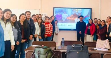 Under the Palliative Care Programme, the elderly will be treated at home: Dr Manoj HIMACHAL HEADLINES