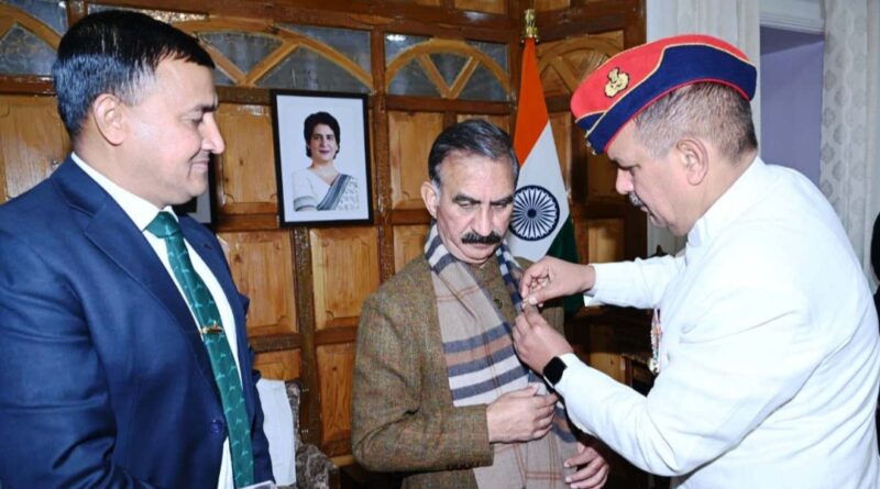Sukhu appeals to contribute towards Armed Welfare Fund HIMACHAL HEADLINES