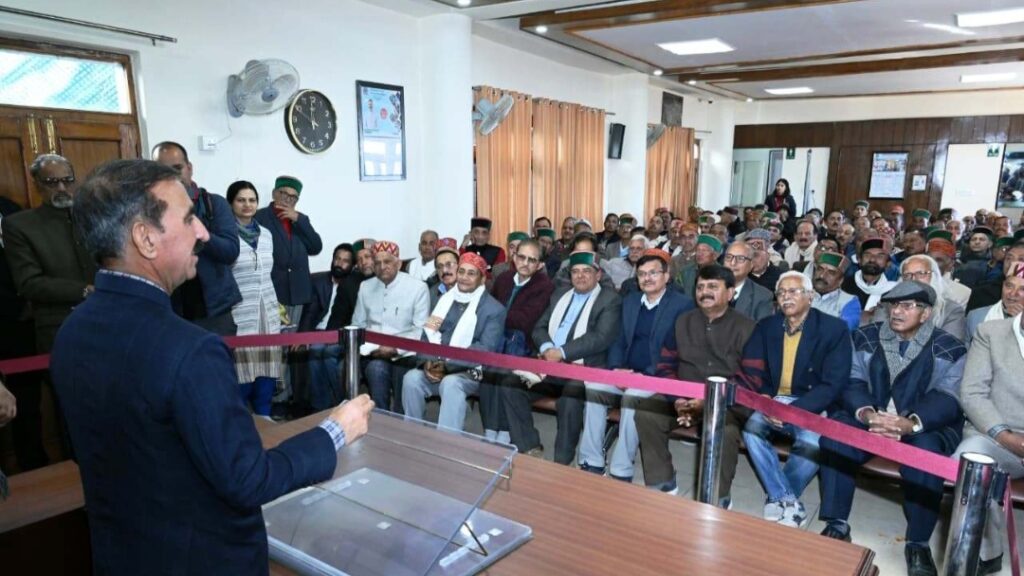 Pending medical bills of pensioners to be cleared within one month: Sukhu HIMACHAL HEADLINES