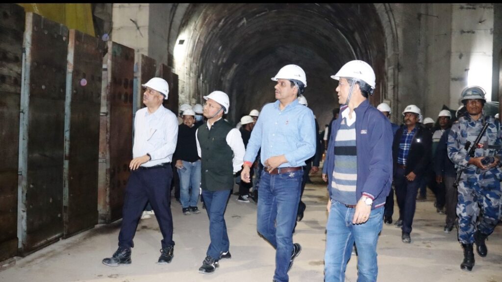 CMD SJVN Reviews Progress of Arun-3 Hydro Electric Project in Nepal HIMACHAL HEADLINES