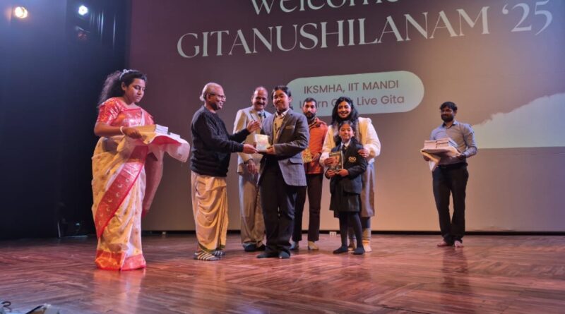 IIT Mandi Celebrates Gita Jayanti To Bridge Education with Spirituality and Culture IIT Mandi Celebrates Gita Jayanti To Bridge Education with Spirituality and Culture HIMACHAL HEADLINES
