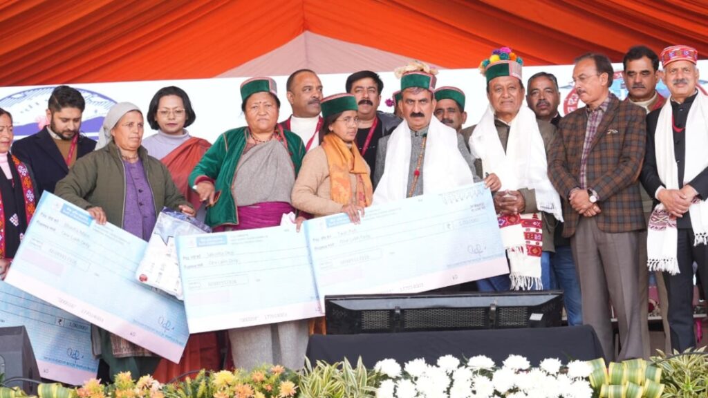 Sukhu disburses financial assistance to beneficiaries under various welfareschemes HIMACHAL HEADLINES