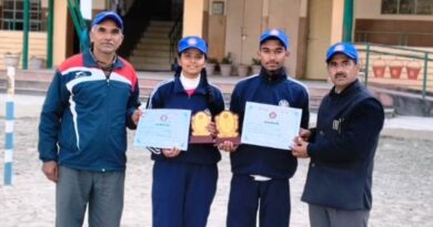 Sneha of Dadgi School will participate in the state level Republic Day parade HIMACHAL HEADLINES