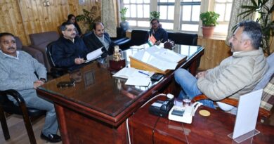 Rohit Thakur reviews functioning of education department HIMACHAL HEADLINES