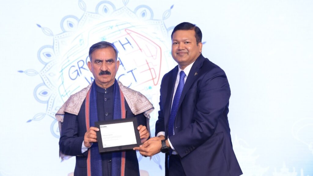 Himachal Honoured at Deloitte's Flagship Government Conference 'Ārohaṇa 2025' for Him Parivaar Project HIMACHAL HEADLINES