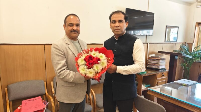HPBOCWWB Chairman meets Joint Secretary, Labour & Employment HIMACHAL HEADLINES