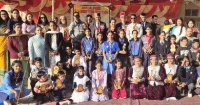 Meritorious students were honored at the annual function in Balg School HIMACHAL HEADLINES