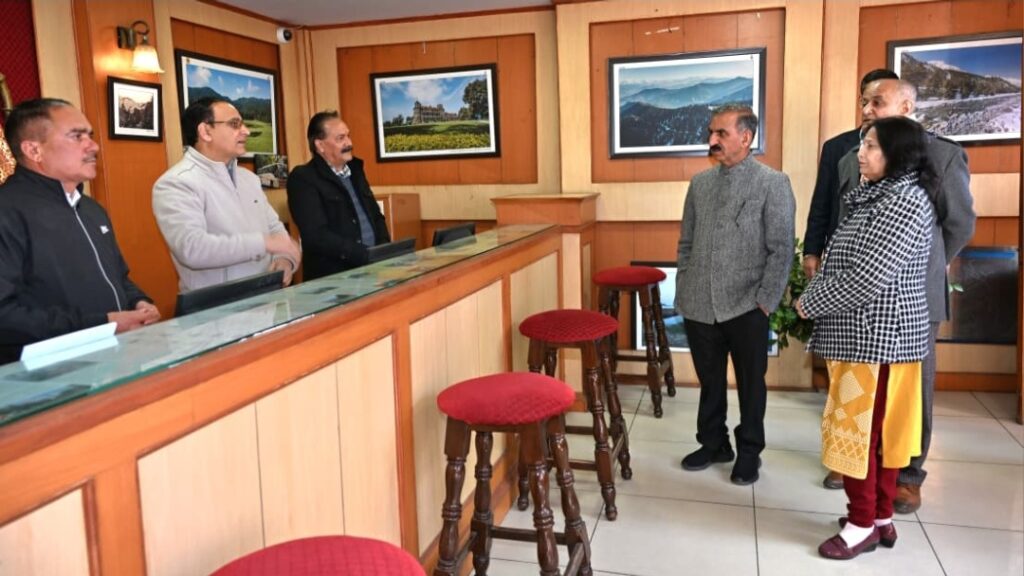 Chief Minister Sukhu inspects Tourist Information Centre HIMACHAL HEADLINES