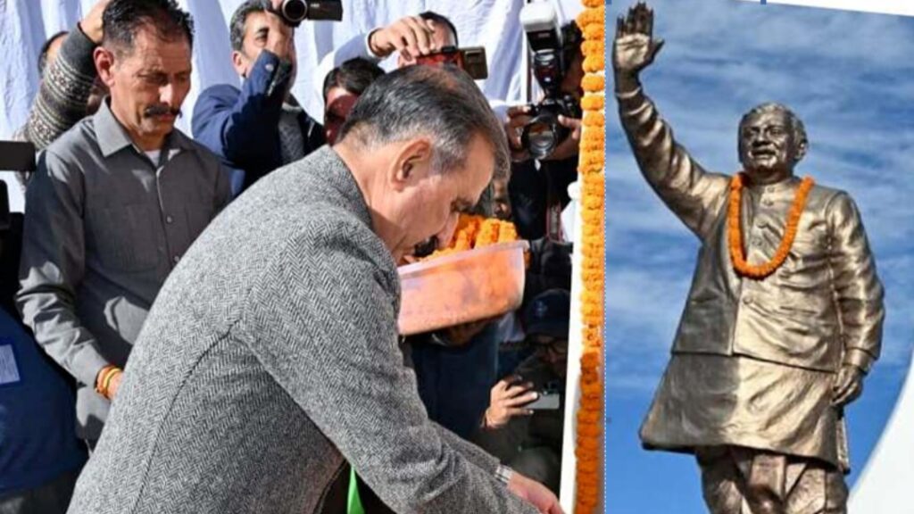 CM Sukhu pays tributes to former Prime Minister Atal Bihari Vajpayee on his birth anniversary HIMACHAL HEADLINES
