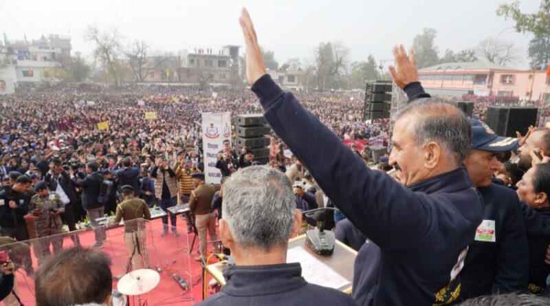 Sukhu  sounds clarion call against 'Chitta', to make 'Himachal Drug free' HIMACHAL HEADLINES