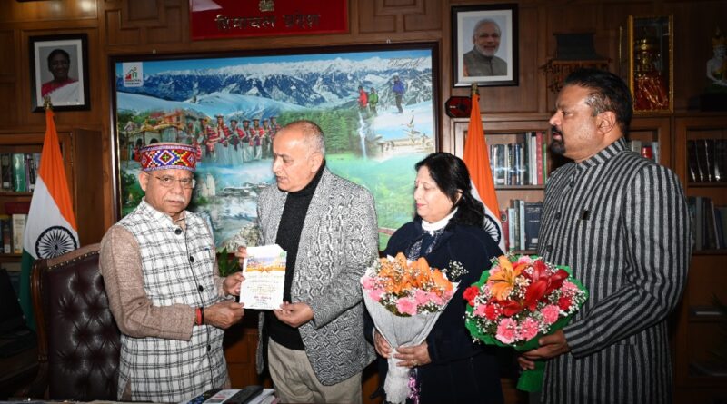 Mayor Surinder Chauhan invites governor to closing ceremony of shimla winter carnival Mayor Surinder Chauhan invites governor to closing ceremony of shimla winter carnival HIMACHAL HEADLINES