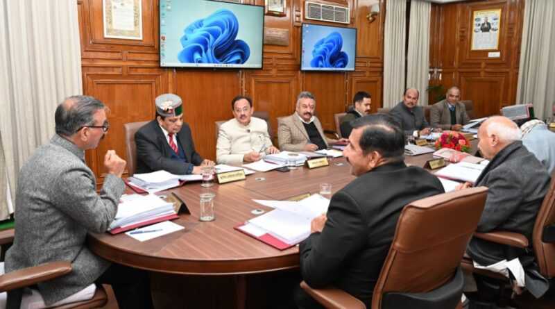 Himachal Cabinet Decisions HIMACHAL HEADLINES